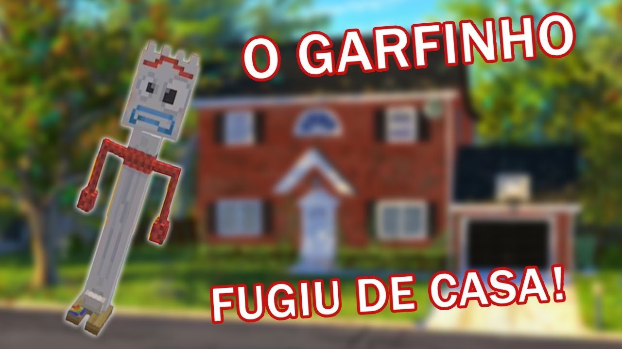 MINECRAFT O GARFINHO DO TOY STORY FUGIU DE CASA!! Joga Velhote YouTube