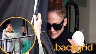 DIVA ALERT! Jennifer Lopez spotted sneaking out of the gym