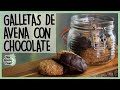 Cómo hacer galletas de avena y chocolate | Receta Vegana sin azúcar