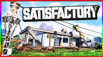 Satisfactory - AMAZING New Open World Building Game! Mining, Automating & Building Factories