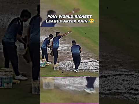 IPL vs PSL after rain 😂🔥 #cricket #shorts