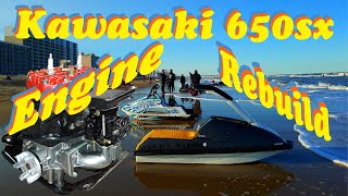 Kawasaki 650sx  Engine Rebuild  Port & Polish
