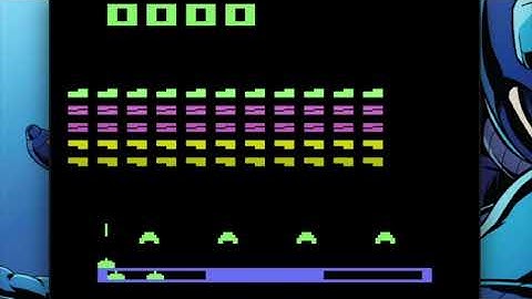 Inv+ footage for Atari 2600 (VCS) - a better Space Invaders 👾
