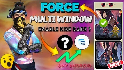 How to Enable Force Multi Window | Hindi | Developer Options Full Explained New Video 2025 😱
