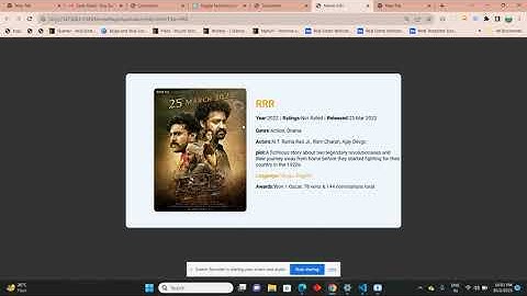 imdb clone app using vanilla JavaScript