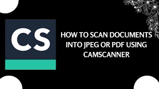 HOW TO SCAN PAPER DOCUMENTS INTO JPEG OR PDF USING CAMSCANNER screenshot 5