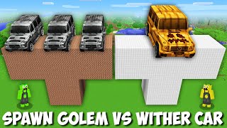 Biggest SPAWN GOLEM vs WITHER CAR in Minecraft ? INCREDIBLY HUGE VEHICLE MOBS ! by Lemon Craft 41,393 views 10 days ago 11 minutes, 1 second