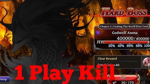 Godwolf Asena [Hard], Creating This World Part 2 || The Alchemist Code GL