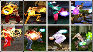 Tekken 3 - All Player Maximum Power + Super Move + All Win Poses Gameplay (1080p 60FPS) 2022