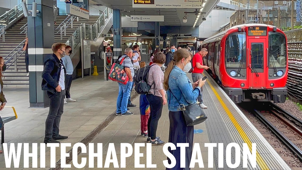 London Underground Transport District Line at Whitechapel Station - Sep ...