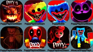 Poppy Playtime 4 Mobile Update, Poppy 4 Steam, Poppy 3 Mobile, Poppy 3 Steam, Poppy Minecraft,Poppy2