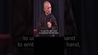 Two Hands Embracing One Another #thichnhathanh #interbeing #bitesizedwisdom