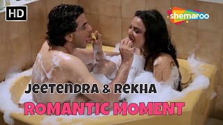 ROMANTIC & WEDDING SCENE | Jeetendra & Rekha | Souten Ki Beti | (HD)