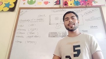Working principle, characteristics and limitations of computer for the students of class 4 in Nepali