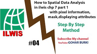 how to Spatial Data Analysis using ilwis absolutely for beginners.