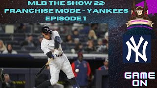 MLB THE SHOW 22- Yankees Franchise Episode 1 (NO COMMENTARY)