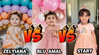 Zelyiana Trench VS Stary Bella VS Blu Amal Saleh Natural Transformation From Baby to Now (2024)