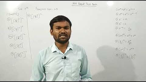 7th Mathematics, MH board, Practice set-29, 1.simplify (vi) to (x)