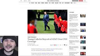 Trump Calls For BOYCOTT Of AT&T Because They Own CNN