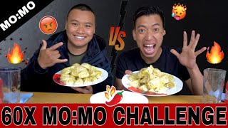 60X MO:MO CHALLENGE | SPICY JUICY MOMO | MGP VS RAMESH | NEPALI VLOG