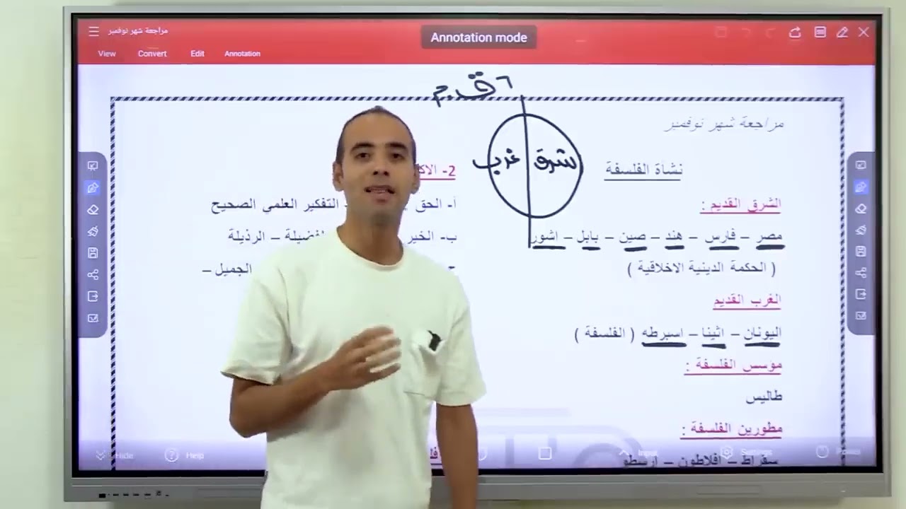 الصف الأول الثانوي مراجعة الفلسفة ( شهر نوفمبر )