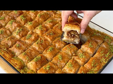 HAZIR BAKLAVALIK YUFKADAN ÇITIR ÇITIR CEVİZLİ EV BAKLAVASI TARİFİ⭐️