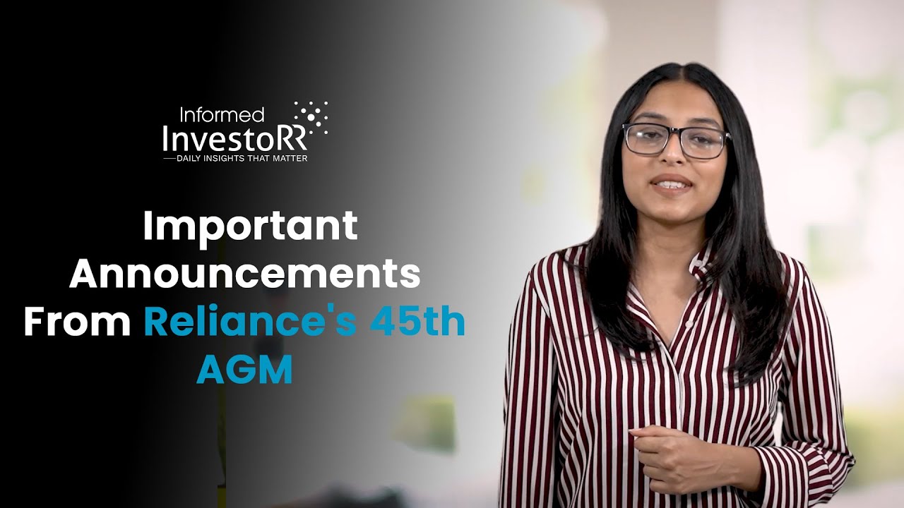 Important Announcements From Reliance's 45th AGM