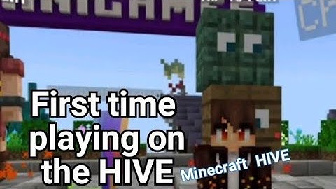 First time playing on the HIVE! | Minecraft Hive |