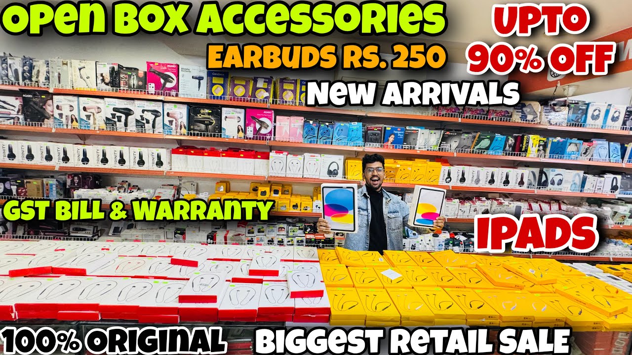 Open Box Accessories | Big Retail SALE | Upto 90% OFF | 100% Original | Ipads | Capital Darshan