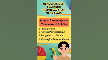 Mengenal Deep Learning (pembelajaran mendalam) #deeplearning #pembelajaranmendalam