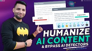 How to Bypass AI Detection | Bypass GPTZero, Originality.ai \& More | 100% Human Score | HIX Bypass