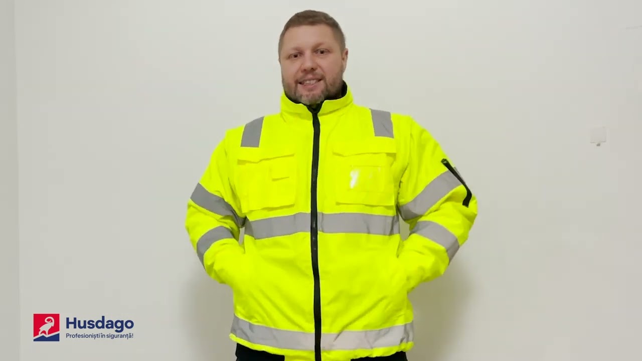 Geaca de iarnă reflectorizantă 2 în 1 Howard