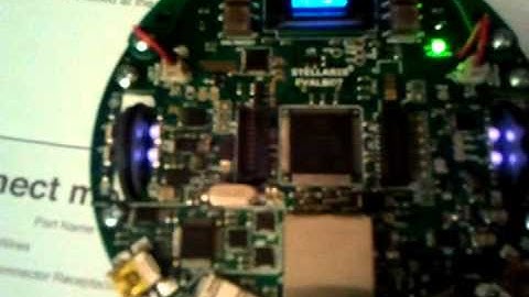 Stellaris Evalbot Robot Overview and Firmware drive test