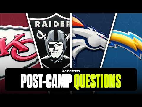 Biggest post-camp questions for every AFC West team 🤔