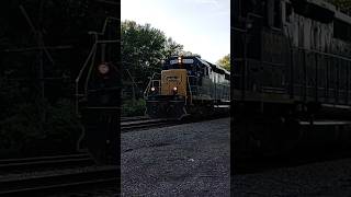 A day late L080-15 at CPF-HA with CSXT 8365-8009-8400 & 65 cars. 6/16/2026 #shortsvideo #shortvideo