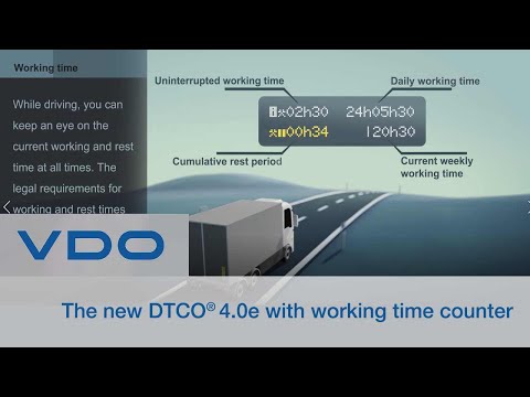 DTCO 4.0e – VDO Counter with working counter