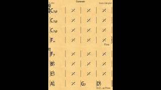 Caravan - Backing track / Play-along chords