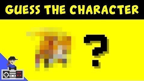 Mario Animation Guess the video game character by the pixels - Level UP Minigames