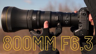 NIKKOR Z 800mm F6.3 VR S Phase Fresnel Lens | Hands On with Seth Miranda