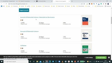 How to use Journal Finder tools by Springer, ELSEVIER, WILEY and other publishers