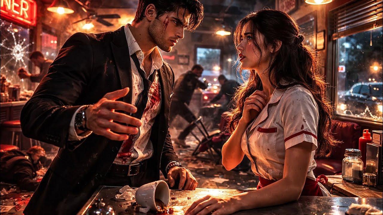 Mafia Boss Ambushed — Waitress Takes the Shot No One Expected! 🔥🔥