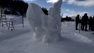 Snowtown USA wraps up with snow sculpture contest
