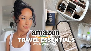 AMAZON TRAVEL ESSENTIALS + MUST HAVES | Marie Jay