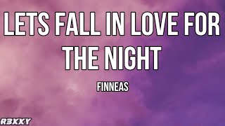 Download Lagu FINNEAS - Lets Fall In Love For Tonight (Lyric Video) MP3