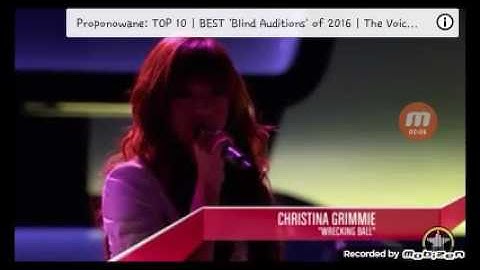 The Voice - Christina grimmie vs sam behymer