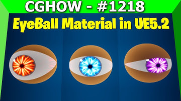 UE5 | Eyeball Material in Unreal Engine 5.2  👉 Trailer