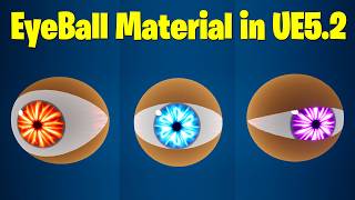 UE5 | Eyeball Material in Unreal Engine 5.2  👉 Trailer