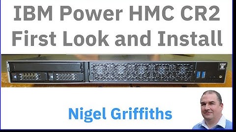 IBM Power HMC CR2 First Look & Install