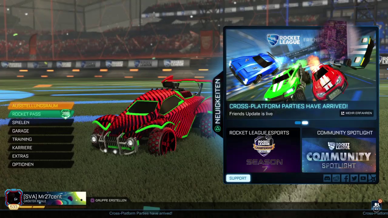 Rocket League Crossplay