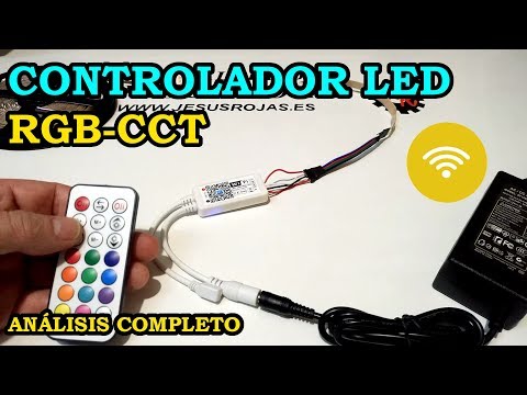 Video: Tiras De LED Direccionables: Principio De Funcionamiento, Controladores Para La Tira Y Conexión Wifi. ¿Como Funciona? ¿Cómo Comprobar El Control? ¿Como Conectar?